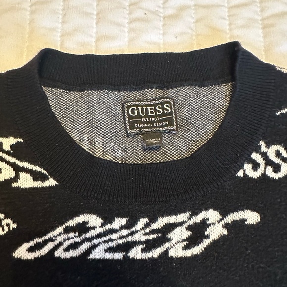 Guess Monogram Sweater - Black - Picture 2 of 3